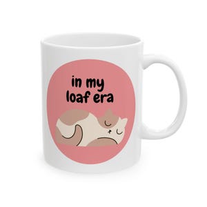 Cute Cat Lover&#39;s Ceramic Mug, Perfect for Coffee, Gift for Cat Moms and Dads, Pet Lover&#39;s Coffee Cup, Unique Animal-Themed Mug