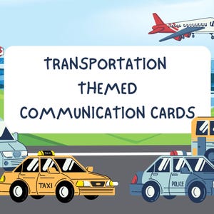 Printable Transportation Communication Cards