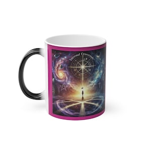 Cosmic Magic Mug - Galaxy Themed Kaffeetasse, Astrales Design für Weltraum-Liebhaber, Perfektes Geschenk für Geburtstage, Astrologie-Enthusiasten, Einzigartige