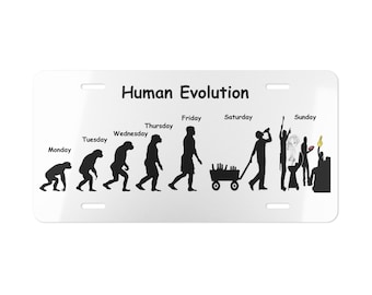 Prato de vaidade da evolução humana