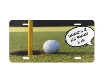 Placa de licença de bola estúpida