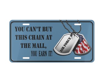 Air-Force Custom License Plate