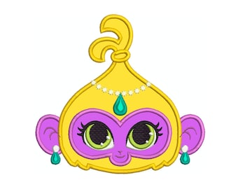 tala cat shimmer and shine machine applique embroidery etsy