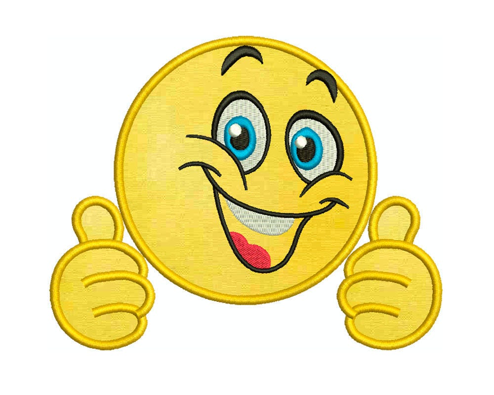Emoji 2 machine applique embroidery instant digital download  etsy Emoji 2 machine applique embroidery instant digital download  etsy