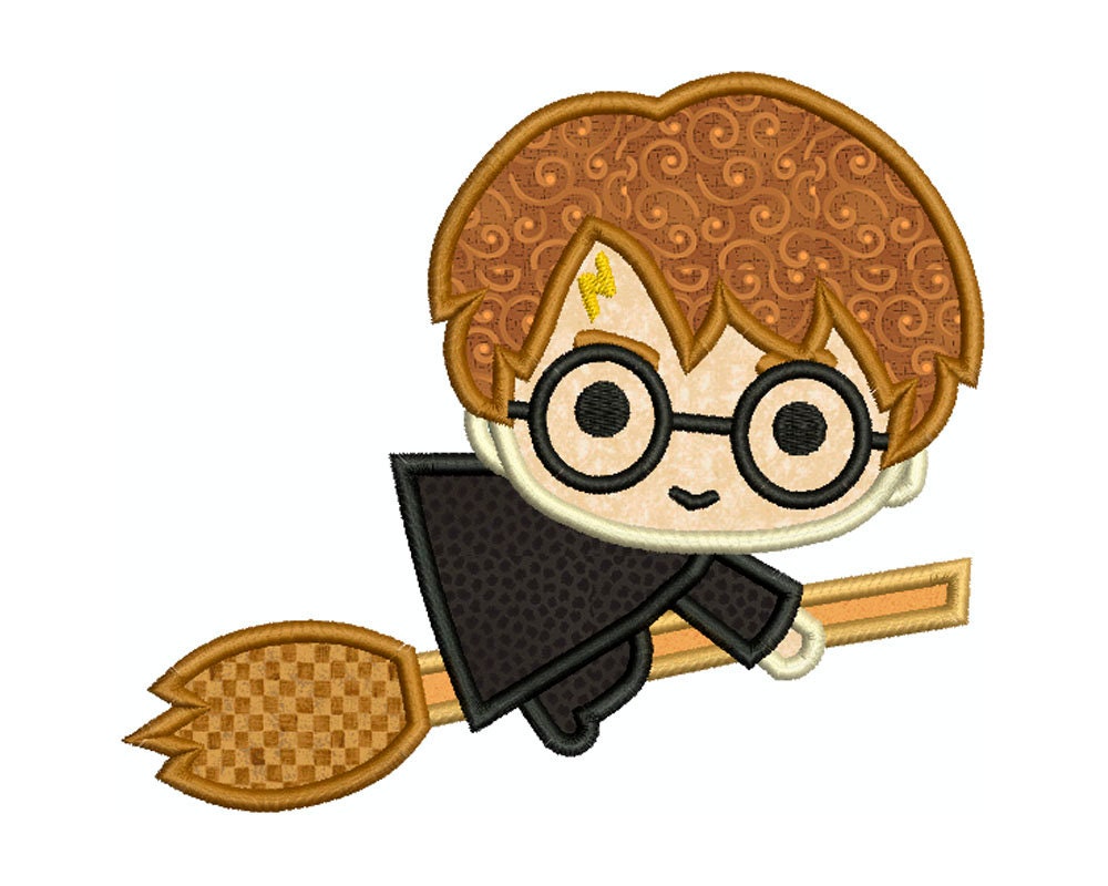Harry Potter 2 Machine Applique Embroidery Instant Digital Etsy