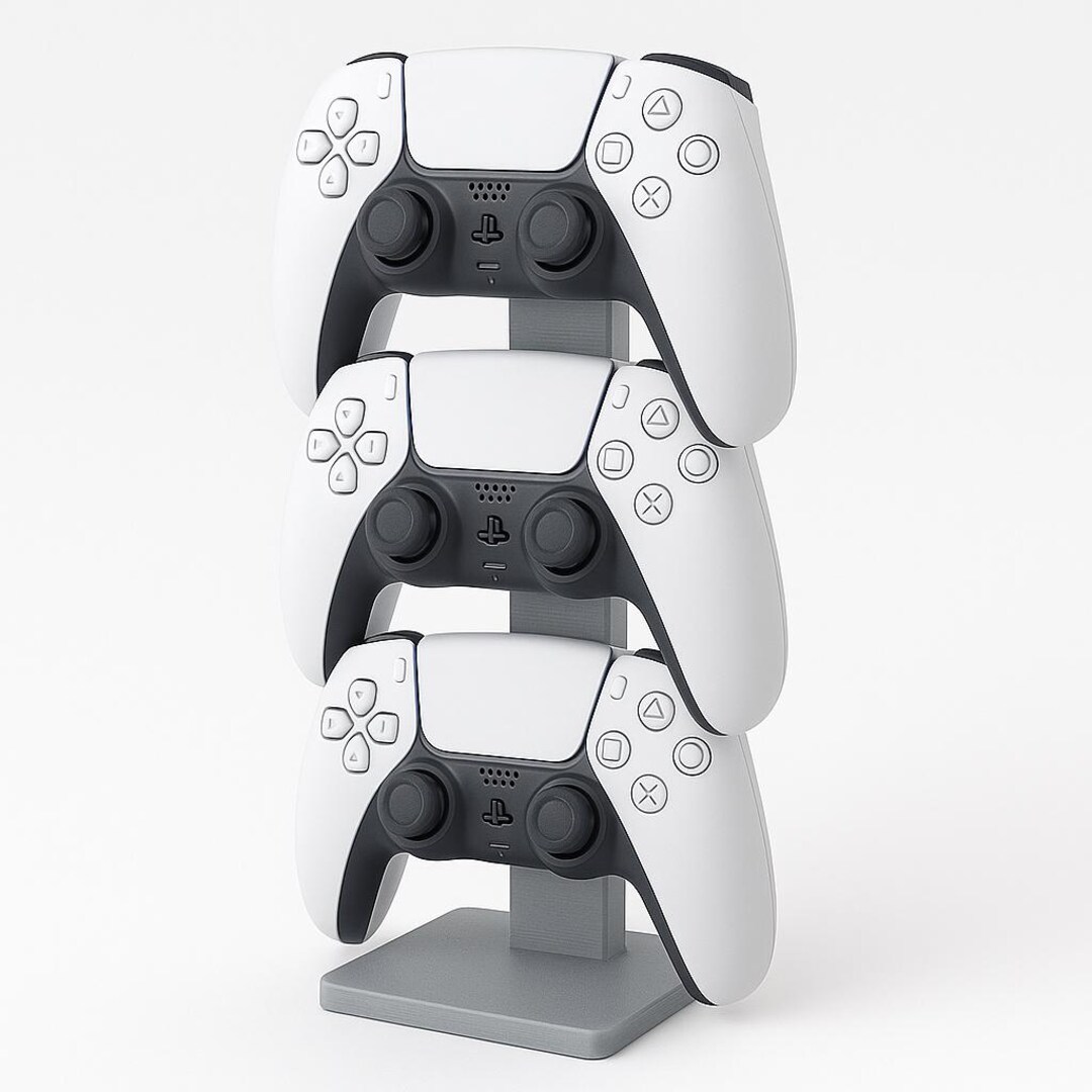Game Pad Racks PS5 Controller Stand – 3-tier Vertical Holder for Playstation 5 ...