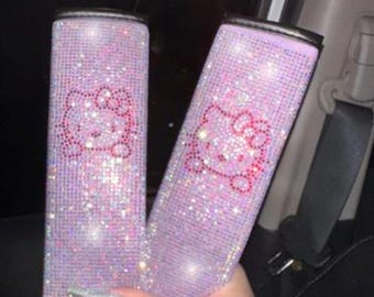 Ultra bling Strass Bling Sicherheitsgurte (2pack) Flieder