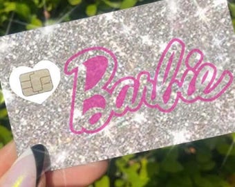 Ultra Bling Glitter Skórka na Kartę Kredytową, Odblaskowa Naklejka