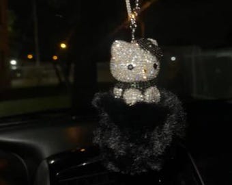 Ultra Bling Rückansicht Zubehör Shiny Strass Besonders Bling Universal Diamant-Schwarz