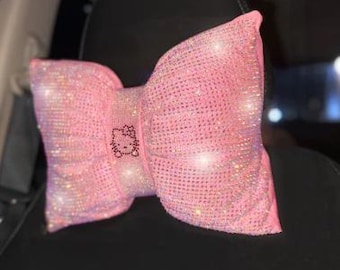 Kissen (2er Pack) Ultra Bling Autokissen Bowknot Kopfstütze