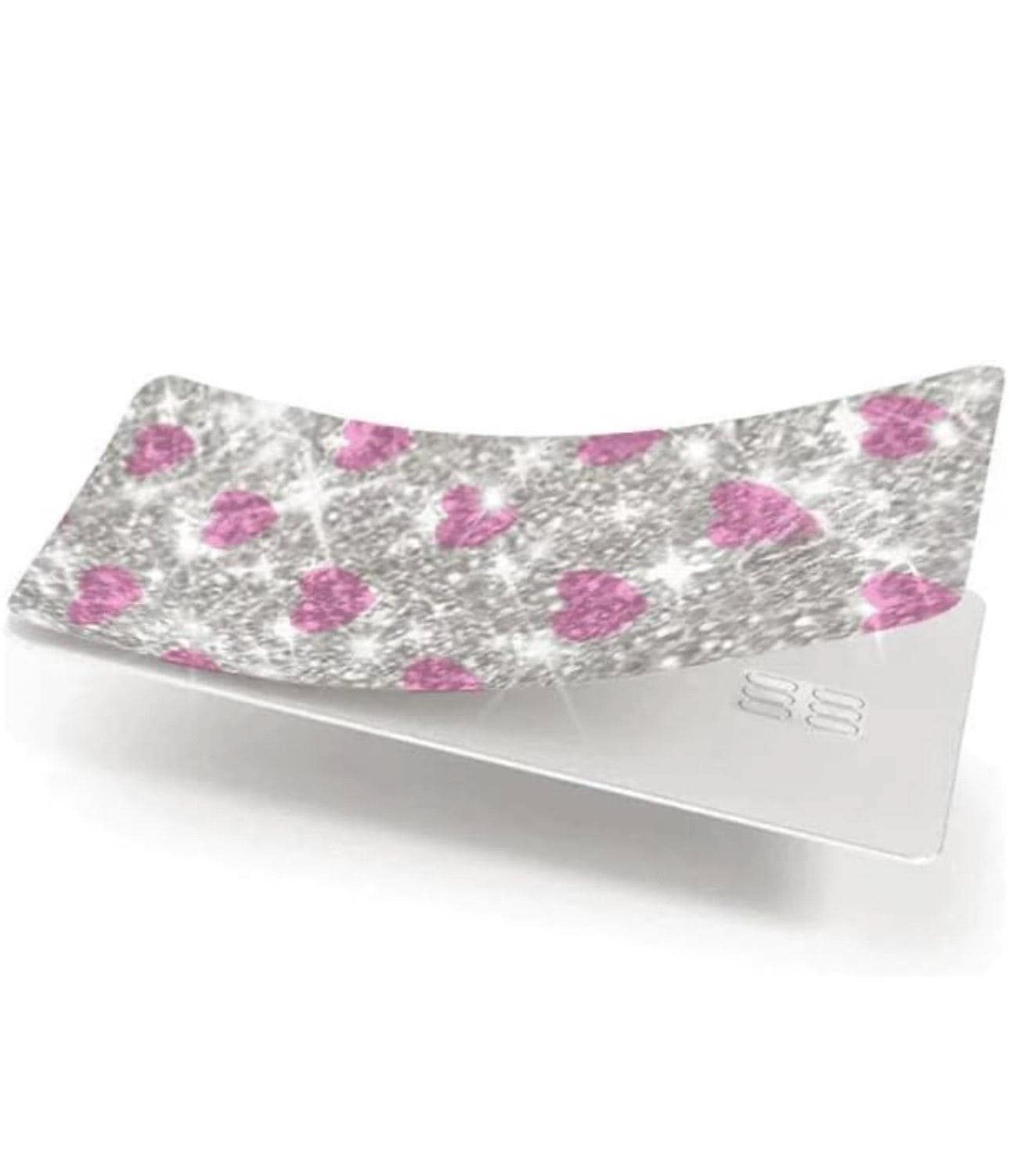 Ultra Bling Reflective Credit Card Skin – Butterfly Design, Ultra Shiny Silver, Tap To Use Compatible