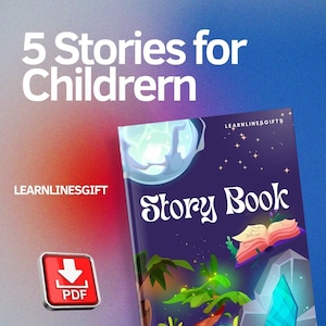 Cozy Bedtime Stories | Digital Download | bedtime Story | Gift for Boys and Girls | Children&#39;s Storybook with Colorful Illustrations