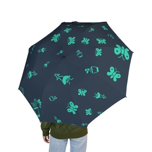 Chic Foldable Umbrella for Gardening Enthusiasts, Stylish Rain Gear, Floral Pattern, Perfect Gift for Nature Lovers, Portable Weather [...]