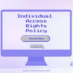 Individual Access Rights Policy | HIPAA Policy Templates