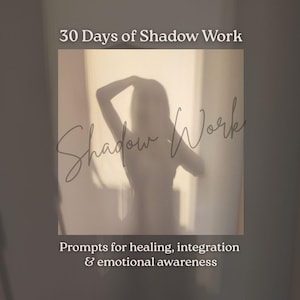 Diario de 30 días de trabajo con la sombra (PDF): Ideas de sanación espiritual: Niño interior, autodescubrimiento, sanación emocional