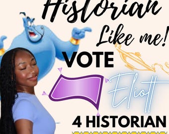 Aladdin Student Council Campaign Poster | Customizable School Election (Digital Download)
