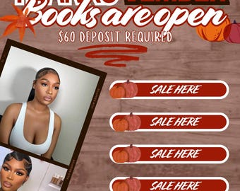 Thanksvember Thanksgiving Flyer Template | Editable Fall Party Invitation | Autumn Event Poster | Instant Digital Download