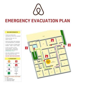 Benutzerdefinierte Feuerleiter Plan | Notevakuierung Grundriss | Druckbare Sicherheitskarte des Hauses | Personalisierte Haussicherheit Digitale Datei