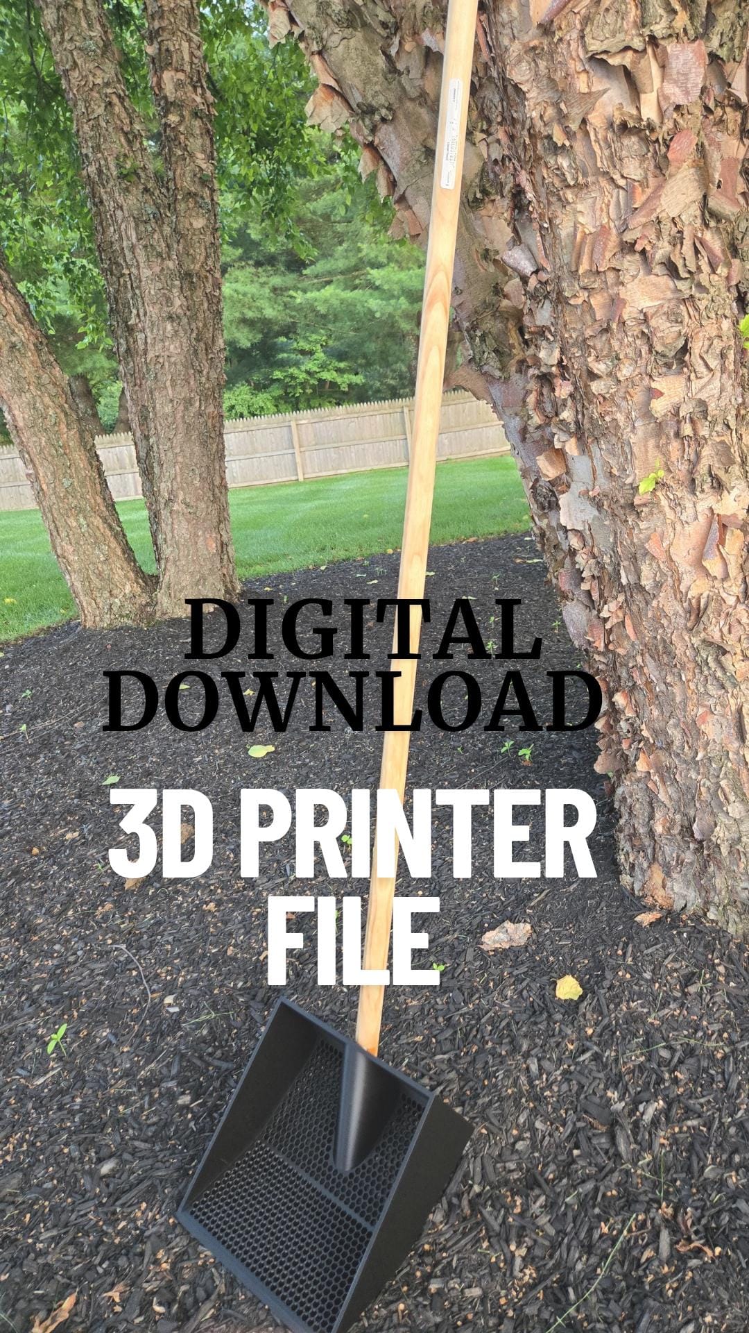 3D Printable Chicken Poop Scoop STL File: Easy DIY Coop Tool (Digital Download)