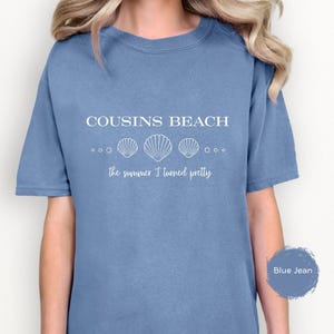 Maglietta Cousins Beach TSITP, maglietta Summer I Turned Pretty Team Conrad Team Belly Team Jeremiah East Coast Beach Shirt, felpa personalizzata