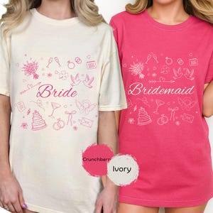 Custom Team Bride Hen Party Shirts, Personalised Bachelorette T-Shirt, Bride & Squad Matching Tops US, Girls weekend top, Bachelorette Team