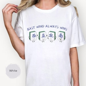 East Wind Tile Mahjong Player Comfort Color Shirt, Mahjong National Mah Shirt, Domino Tshirt, Board Game Hoodie, Mahjong Lover Shirt Gift