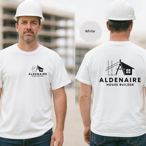 Business Logo Custom Work Shirt, Personalized Company T-Shirt for Men, Bulk Company Shirts, Uniform Shirts for Employees, Branded t-shirts