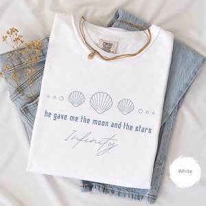 Infinity Moon and Stars Quote Tee Shirt, The Summer I Turned Pretty TSITP Tee, Comfort Colors Beach Shirt, Team Conrad Inspired T-Shirt