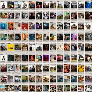 1000+ PCS Minimalist Movie Poster Kit | Aesthetic Movie Posters | Vintage Film Cover Wall Art & Decor | Instant Digital Download Art