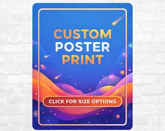 Anpassad affisch | Personlig fotoaffisch | Familj- och bröllopsväggkonst