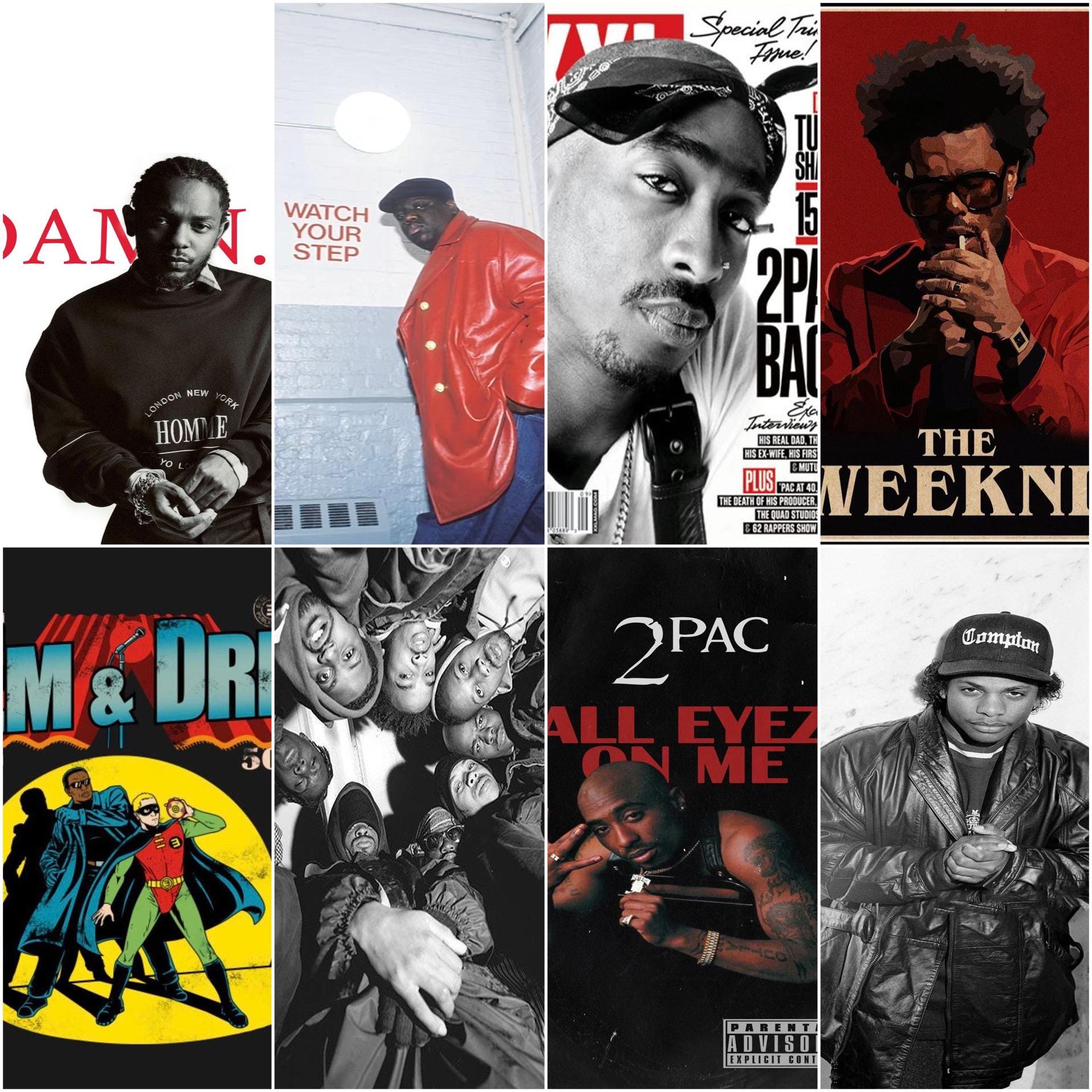 Poster Coez Art Hip Hop Music Album 1998 – Stampa Su Tela Per Decorazione Parete, Regalo Per Fan Rapper, 20x30 Cm