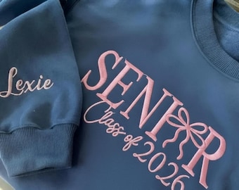 Senior Class of 2026 Embroidery: School Spirit Design (Digital Pattern)