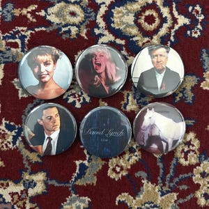 twin peaks / david lynch button set