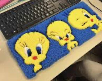tweety bird keyboard carpet