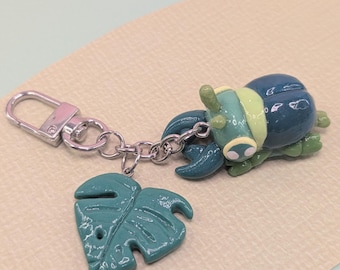 Polymer Clay Beetle Charm