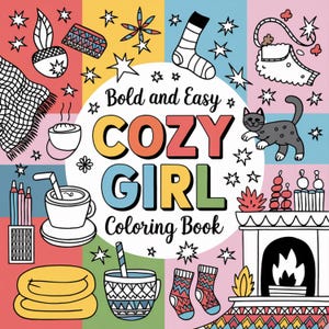 Cozy Girl Coloring Pages Bundle, Printable Relaxing Girl Art for Adults  Teens,  Fall Hygge Aesthetic Coloring Sheets PDF
