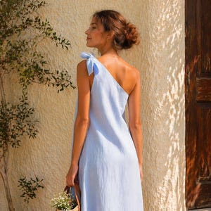 bandage dress midi blue Elderflower Front Pocket Maxi Dress Gingham Baby Blue main image 0