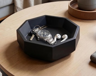 Minimal Storage Bowl for Keys & Coins – Modern Entryway or Desk Organizer