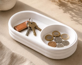Minimalist Key Tray – Modern Catchall Organiser for Keys, Coins & Essentials