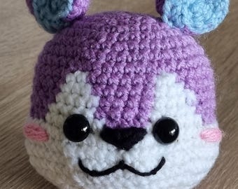 Patrón de amigurumi BT21 Mang