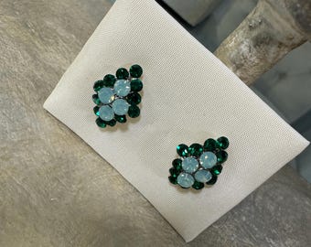Green Stone Earrings