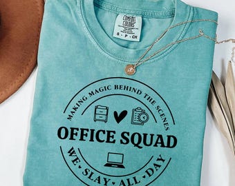 Office Squad - Funny Work Shirt, Team Graphic Tee, Workplace Humor Shirt