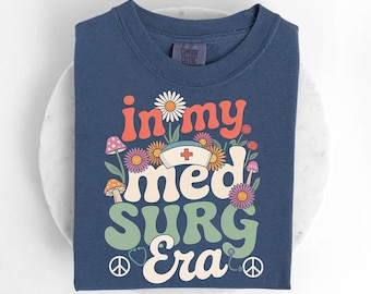 Med Surg Nurse Shirt – Retro Graphic Tee, Nursing Gift