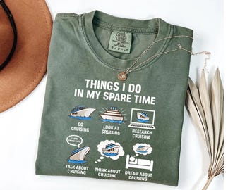 Things I Do In My Spare Time Cruising Shirt - Cruise Lover Tee