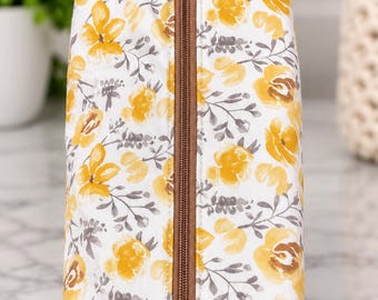Yellow Floral Large Essentials Bag
