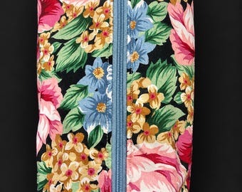 Colorful Floral Medium Essentials Bag