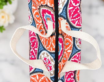 Colorful Pasley Hair Tools Bag