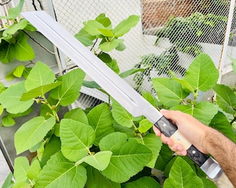 Viking Seax Sword | Custom Handmade Viking Seax Blade | Sharp Viking Sword | Carbon Steel Sword | Personalized Gift | Hunting Blade