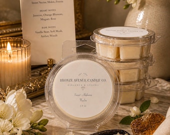 Bronze Avenue Candle Co. Sweet Alabama Kudzu Sojawachs schmilzt 2,5 oz
