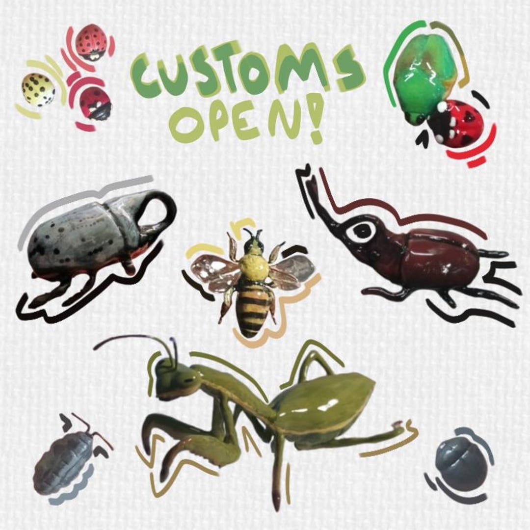 Custom Realistic Bug/insect Pin/brooch/hair Clip - DO NOT BUY - Etsy